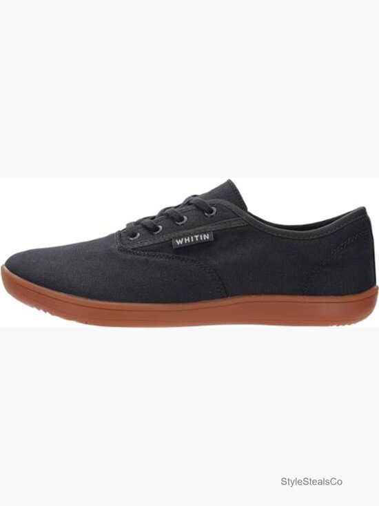 Wide Canvas Barefoot Sneakers Zero Drop Sole Minimalist Athletic Shoes main image 7